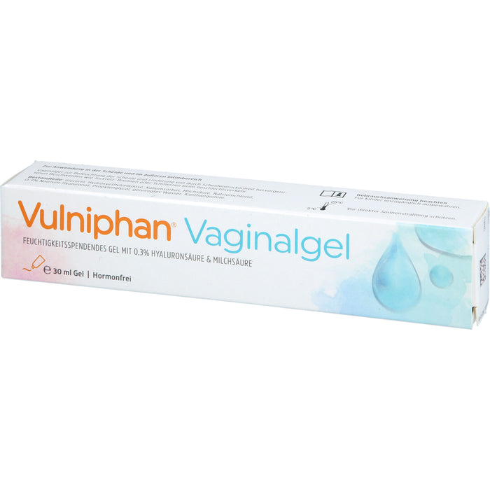 Vulniphan Vaginalgel zur Linderung bei akuten Symptomen von Scheidentrockenheit, 30 ml Gel