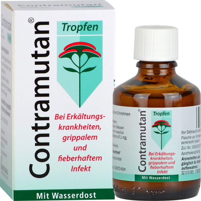 Contramutan Tropfen bei Erkältungskrankheiten, 50 ml Mélange
