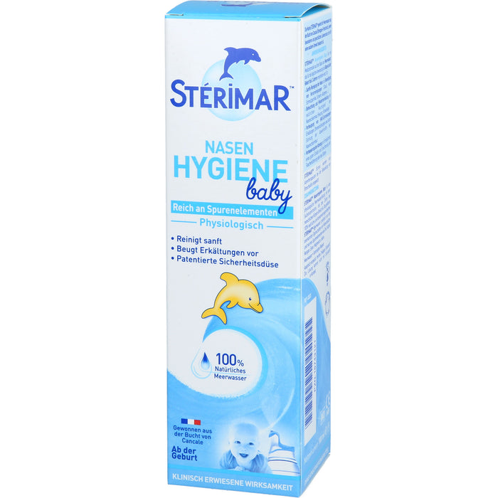STERIMAR Nasenhygiene Baby 2 in 1 Nasenspray und Spülung zum Befeuchten der Nasenschleimhaut, 100 ml Solution