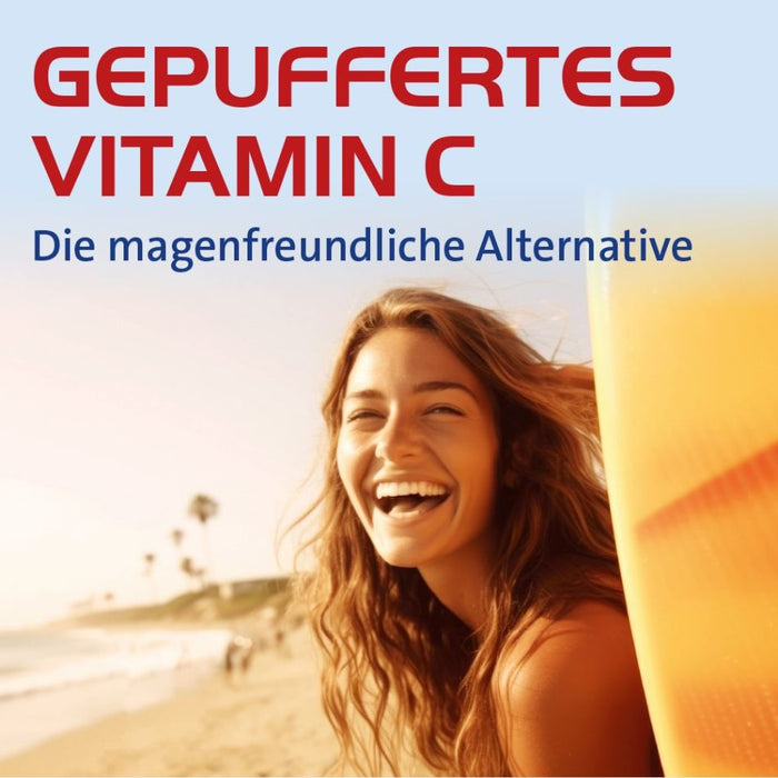 Vitamin C Hevert 500 mg gepuffert als magenfreundliches Multi-Talent für die Gesundheit, 60 pcs. Capsules