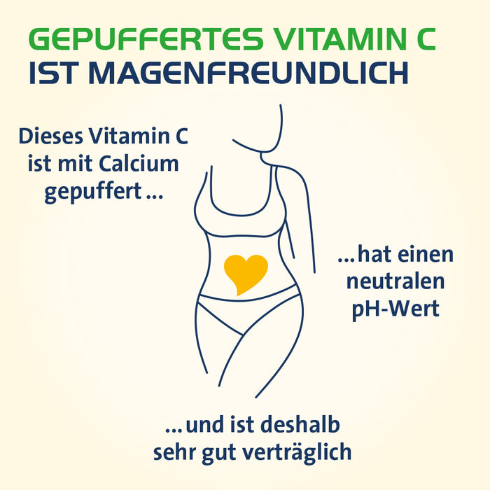 Vitamin C Hevert 500 mg gepuffert, 60 pc Capsules