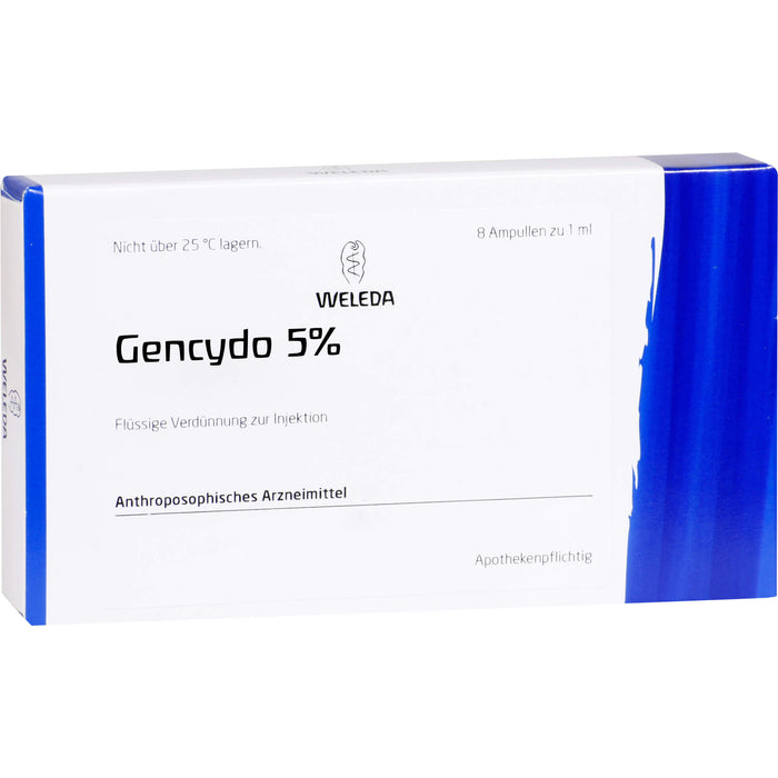 Gencydo  5 %, Injektionslösung, 8 pc Ampoules