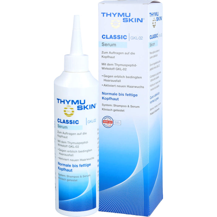 Thymuskin Classic Serum gegen Haarausfall für normale bis fettige Kopfhaut, 200 ml Lösung