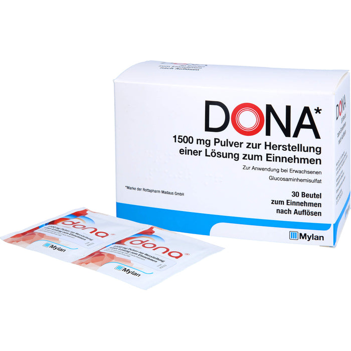 DONA 1500 mg Pulver zur Herstellung einer Lösung zum Einnehmen Reimport EMRA-med, 30 pc Sachets