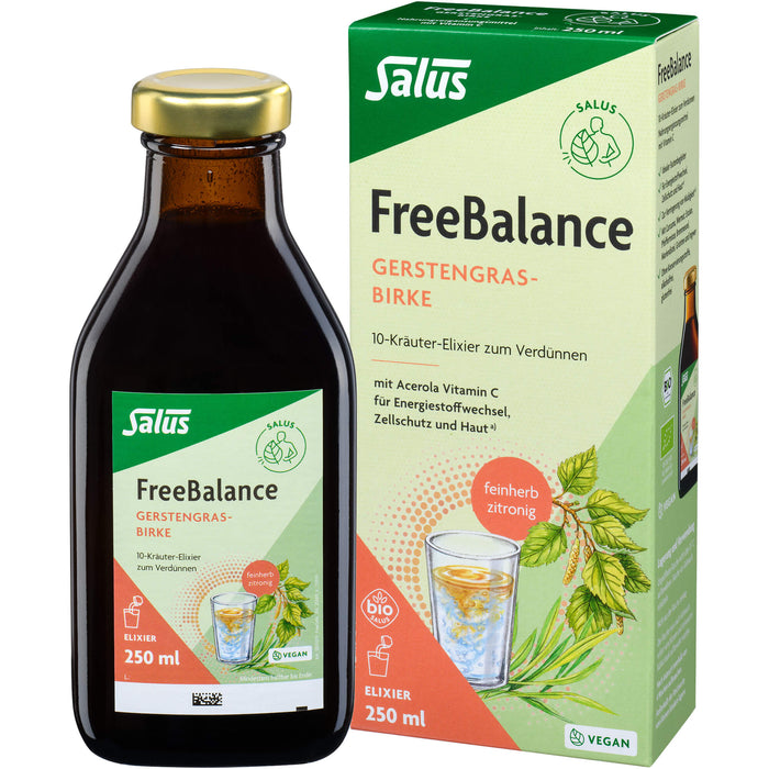 Salus FreeBalance Gerstengras-Birke Elixier bio, 249.9 ml 