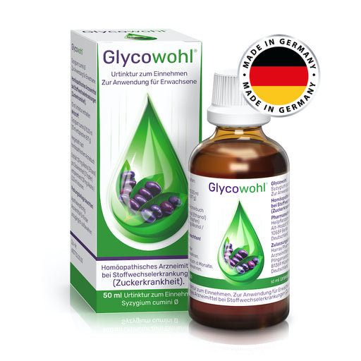 GLYCOWOHL Herbal Drops for Diabetes and Blood Sugar Control, 50 ml Lösung