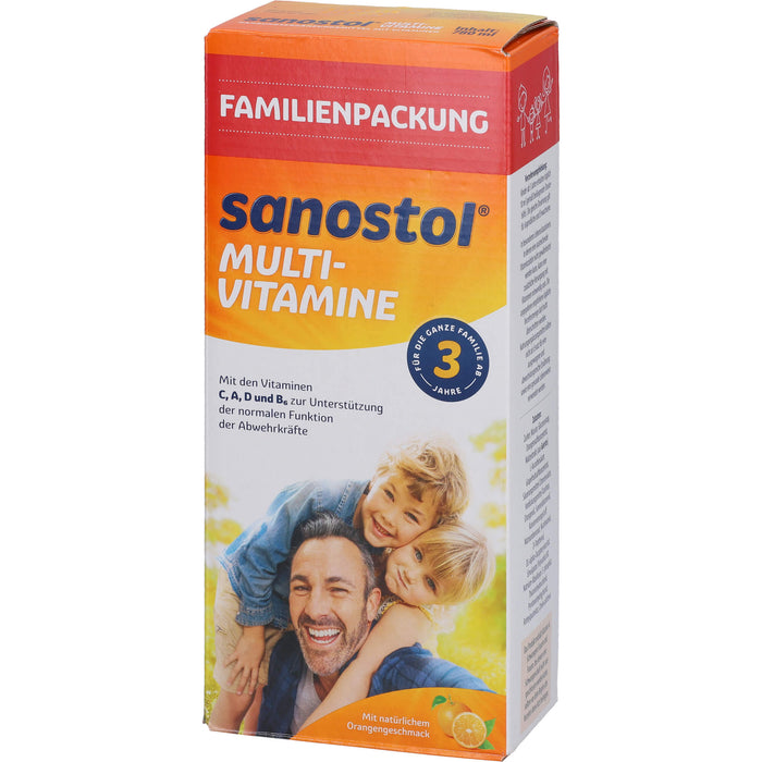 sanostol Multivitamine Familienpackung Saft, 780 ml Lösung