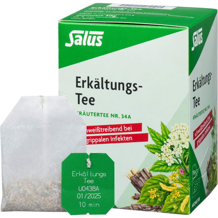 Salus Erkältungs-Tee Nr. 34 a bei grippalen Infekten, 15 St. Filterbeutel