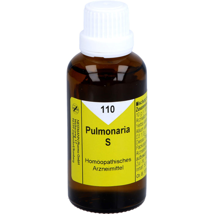 NESTMANN 110 Pulmonaria S Mischung, 50 ml Solution