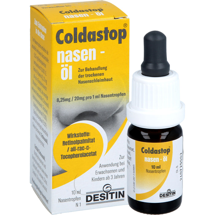 Coldastop Nasen-Öl bei trockener Nasenschleimhaut, 10 ml Huile