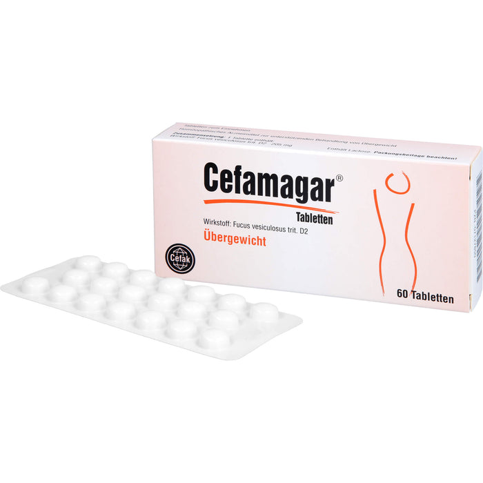 Cefamagar Tabletten bei Übergewicht, 60 pcs. Tablets
