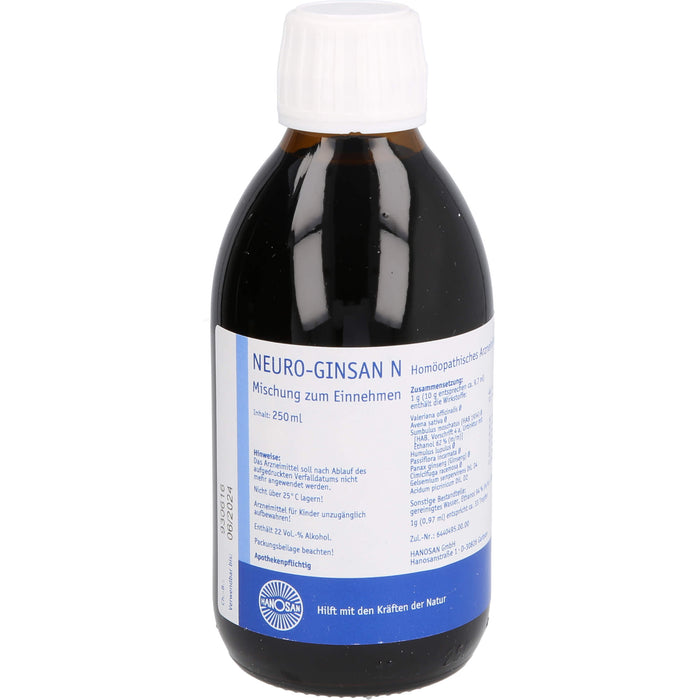 HANOSAN Neuro Ginsan N Mischung, 250 ml Solution