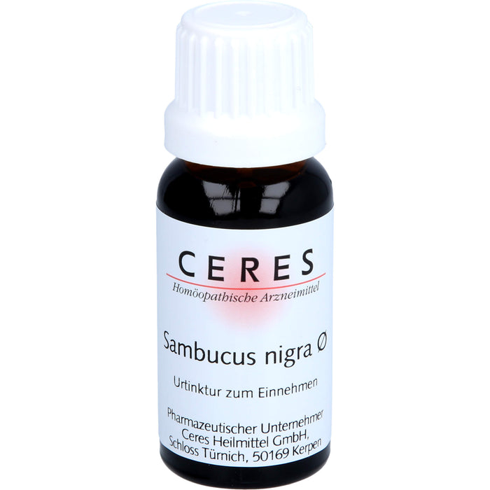 CERES Sambucus nigra Urtinktur, 20 ml Solution