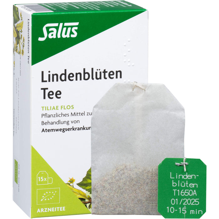 Salus Lindenblüten Arzneitee bio bei Atemwegserkrankungen, 15 St. Filterbeutel