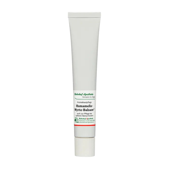 Bahnhof-Apotheke Hamamelis-Myrte-Balsam zur Pflege bei Hämorrhoiden, 15 ml Creme