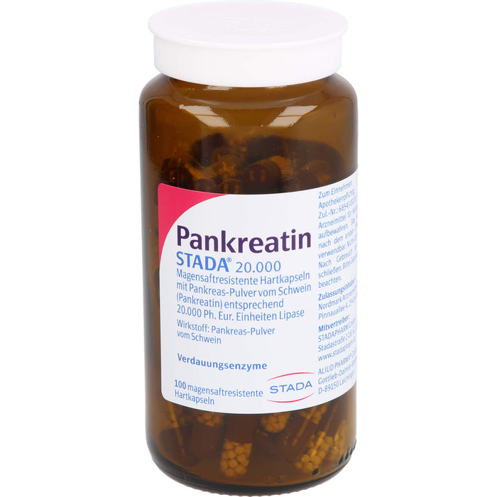 Pankreatin STADA 20.000 Hartkapseln, 100 pcs. Capsules