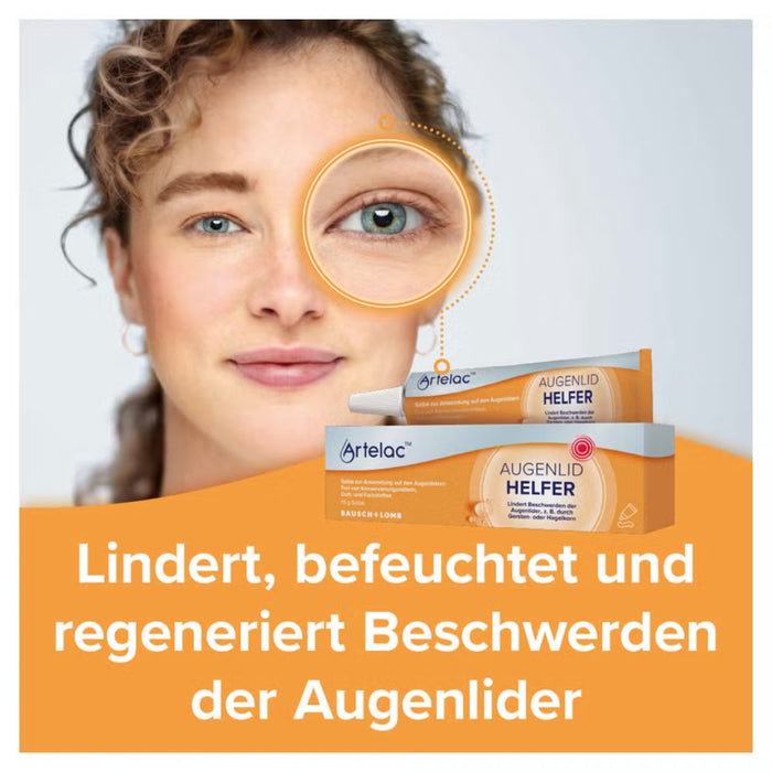 Artelac Augenlidhelfer bei Beschwerden der Augenlider, 15 g Onguent