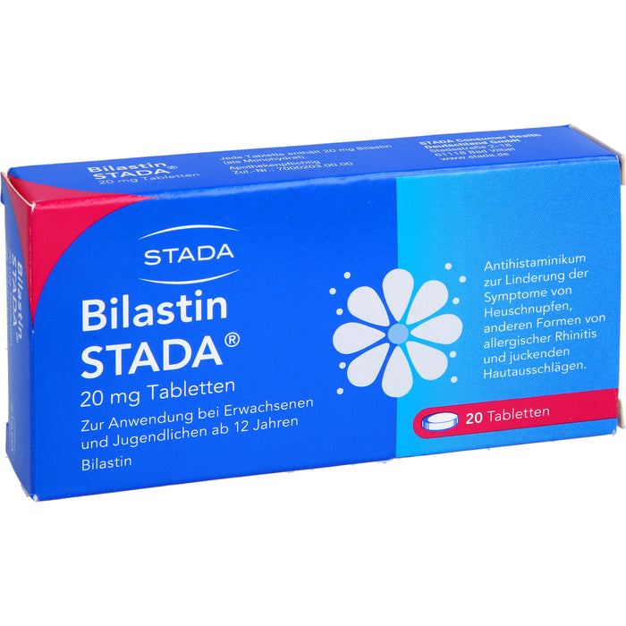 STADA Bilastin 20 mg Tabletten, 20 pc Tablettes
