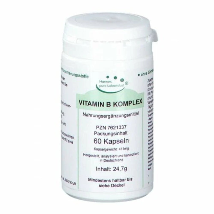 Hannes pure Lebenslust Vitamin B Komplex Kapseln, 60 St. Kapseln