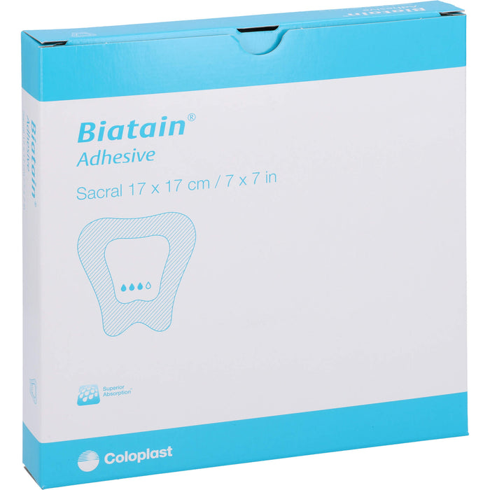 Biatain Schaumverband Sakrum 17x17cm 3483, 5 St VER