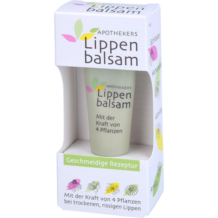 Apothekers Lippenbalsam bei trockenen, rissigen Lippen, 8 ml Cream
