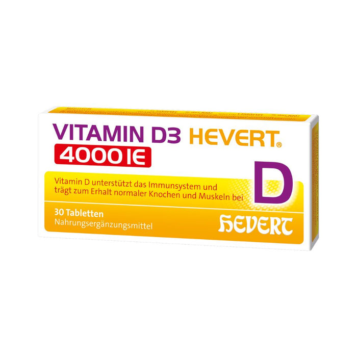 Vitamin D3 Hevert 4000 IE Tabletten, 30 St. Tabletten