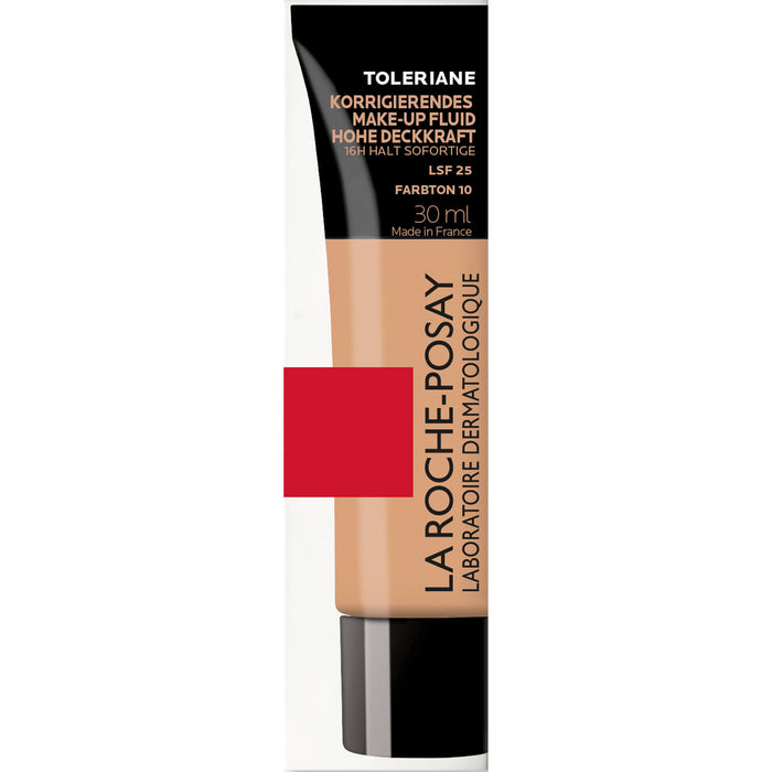 La Roche-Posay Toleriane korrigierendes Make-up Fluid Nr. 10 für empfindliche und unreine Haut, 30 ml Creme