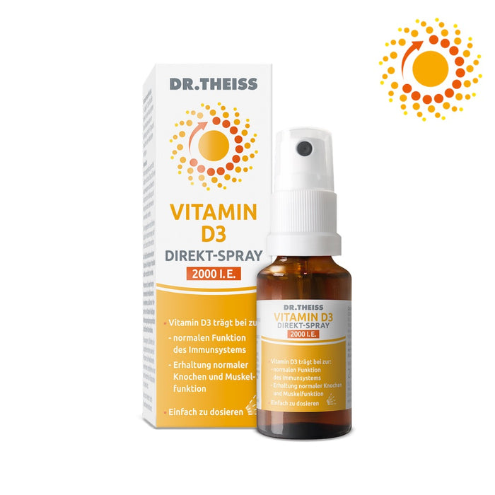 Dr. Theiss Vitamin D3 Direkt-Spray 2000 I.E., 20 ml Spray