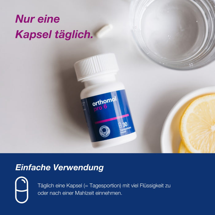 Orthomol Pro 6 - mit einer Kombination ausgewählter Darmsymbionten und Vitamin C, 30 St. Tagesportionen