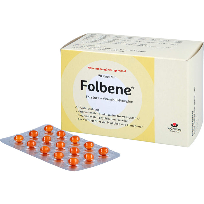 Folbene Kapseln bei Müdigkeit und Erschöpfung, 90 pc Capsules