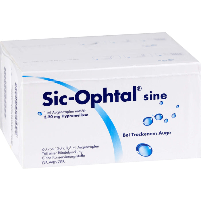 Sic-Ophtal® sine, 3,20 mg/ml Augentropfen, 120X0.6 ml ATR