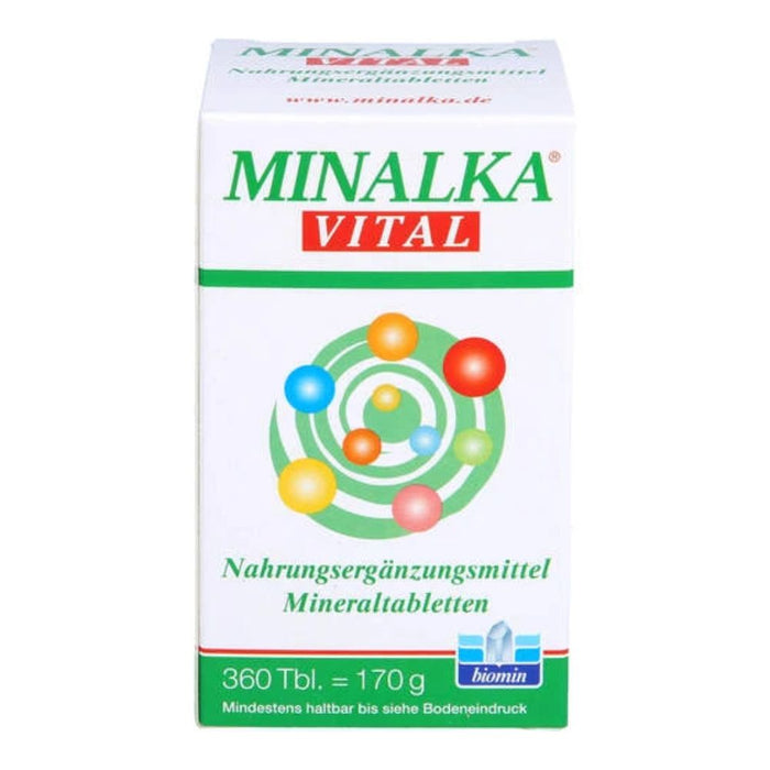 MINALKA vital Mineraltabletten, 360 St. Tabletten