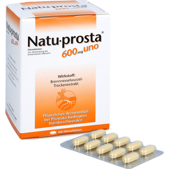 Natu-prosta 600 mg uno, Filmtabletten, 100 pcs. Tablets