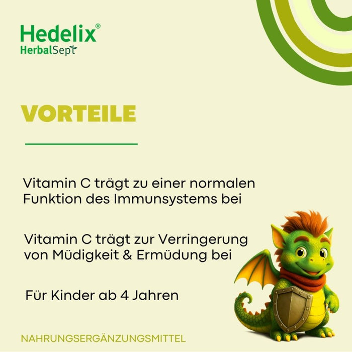 Hedelix HerbalSept Immun Lutscher Kids, 6 pcs. Lollipop