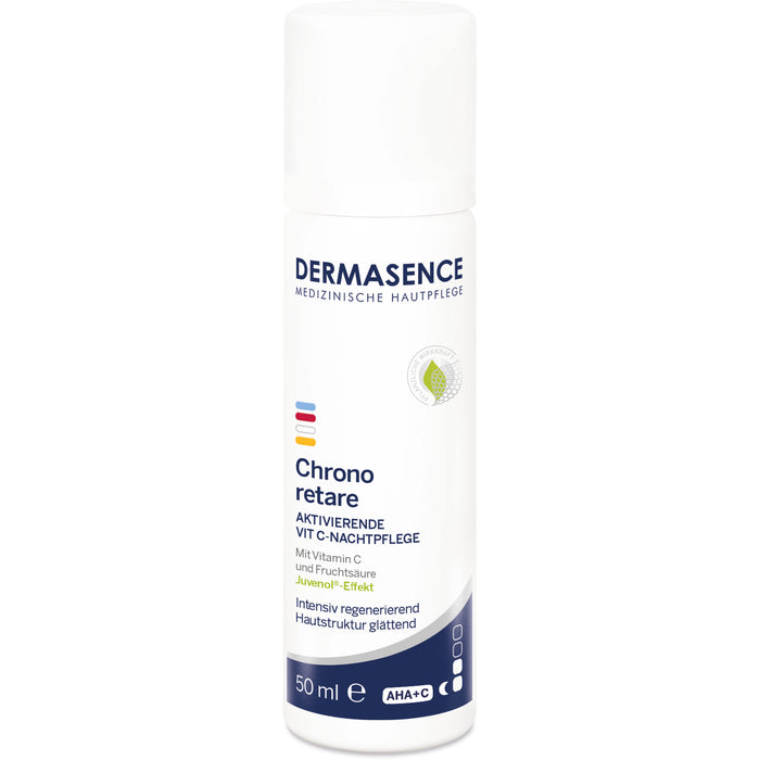 DERMASENCE Chrono Retare aktivierende VIT C-Nachtpflege, 50 ml Cream