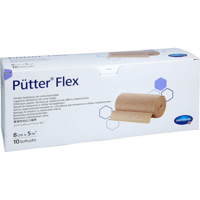 Pütter Flex Binde 8cmx5m, 10 St BIN