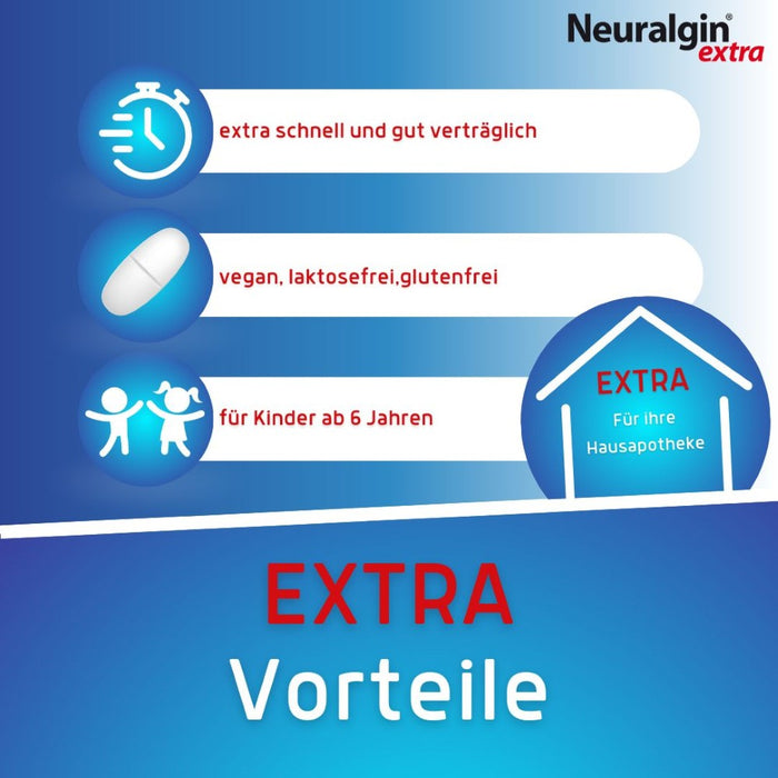 Neuralgin extra Ibu-Lysinat, 50 St. Tabletten