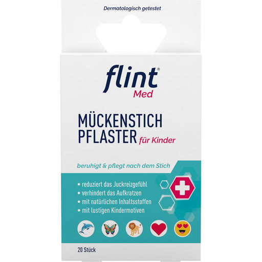 Flint Med Mückenstich Pflaster für Kinder, 20 St. Pflaster