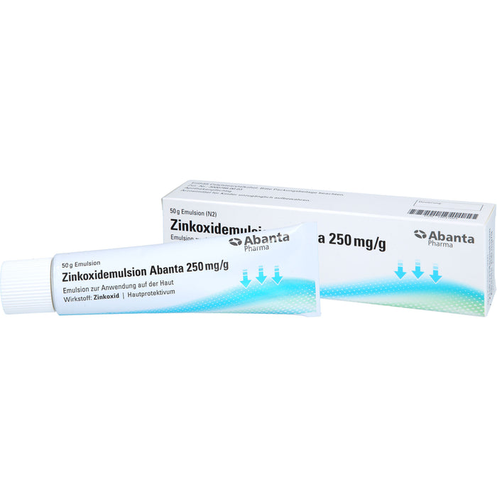 Abanta Pharma Zinkoxidemulsion 250 mg / g Hautprotektivum, 50 g 