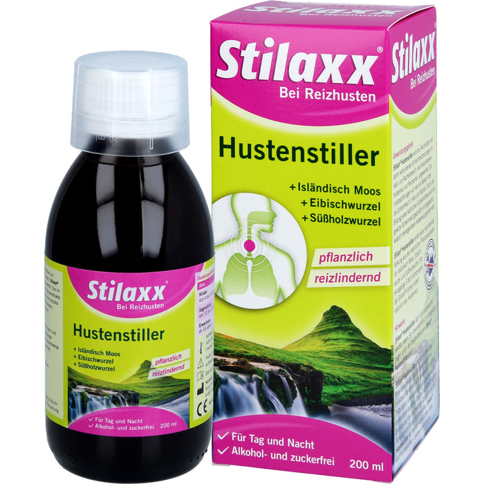 Stilaxx Hustenstiller Isländisch Moos Erwachsene, 200 ml Solution