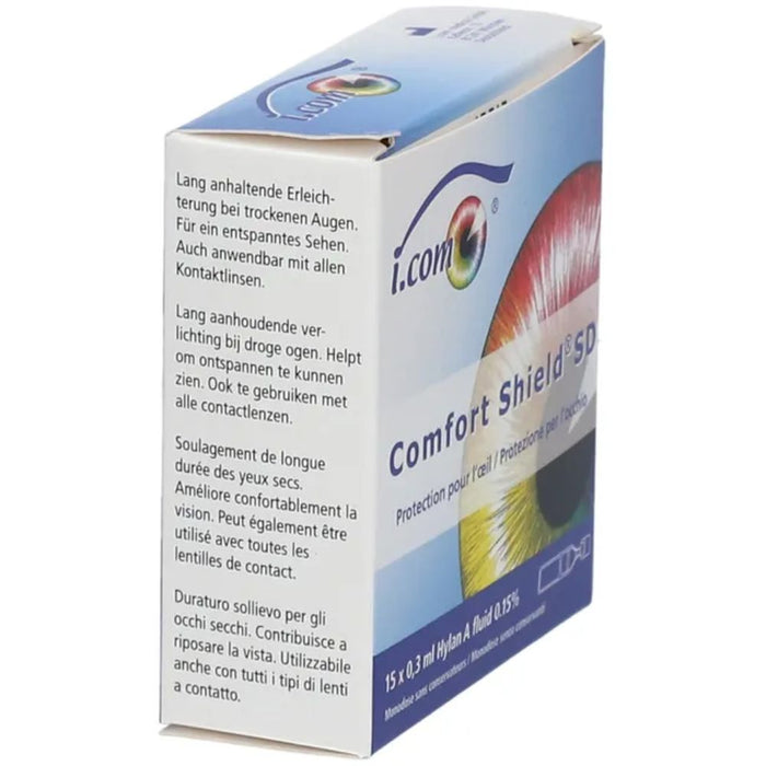 i.com Comfort Shield SD Schutz fürs Auge Lösung, 5 pcs. Ampoules