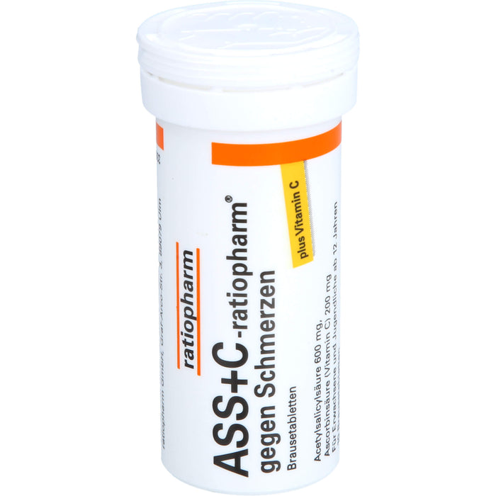 ASS + C-ratiopharm gegen Schmerzen Brausetabletten, 10 pc Tablettes