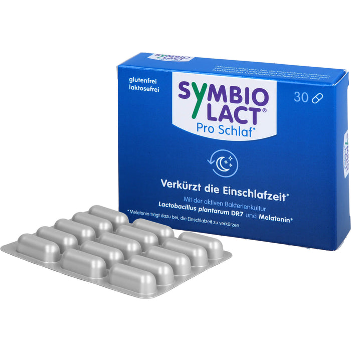 SymbioLact Pro Schlaf Kapseln verkürzt die Einschlafzet, 30 pc Capsules