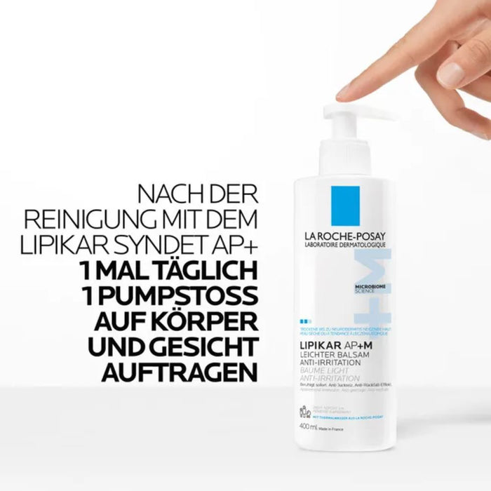 La Roche-Posay Lipikar AP+M leichter Balsam Anti Irritation, 400 ml Balm