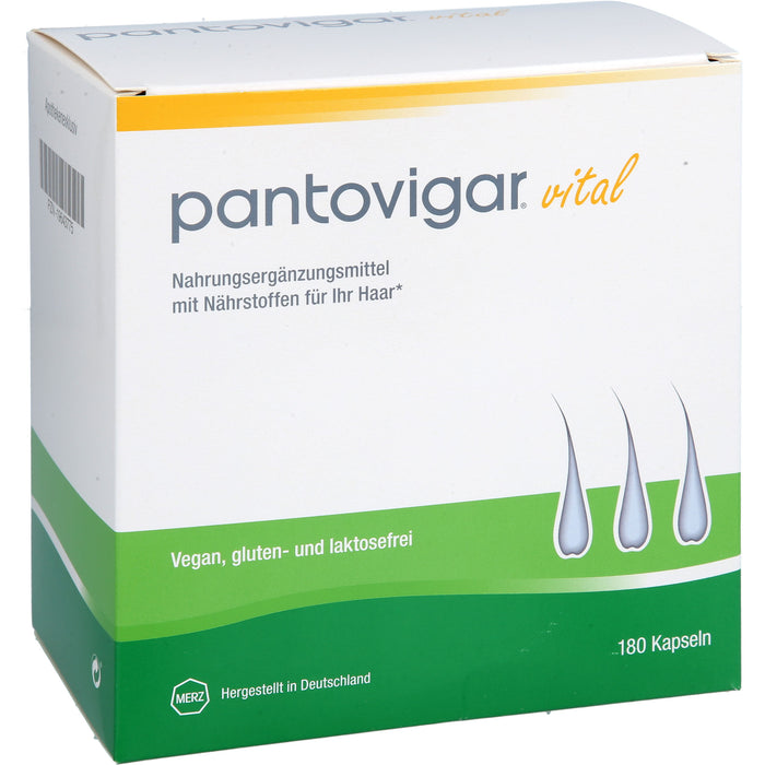 Pantovigar vital Kapseln für normales Haarwachstum, 180 pc Capsules