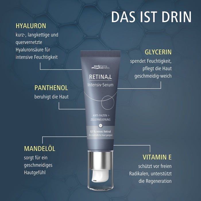 Retinal Intensiv-Serum mit 0,1% Retinal, 30 ml Crème