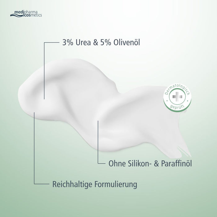 medipharma cosmetics Haut in Balance Urea & Olivenöl reichhaltige Handcreme, 100 ml Creme