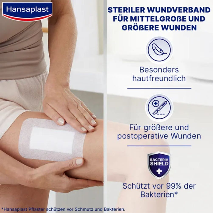 Hansaplast Wundverband Steril Sensitive 10x15cm, 5 pc Pansement
