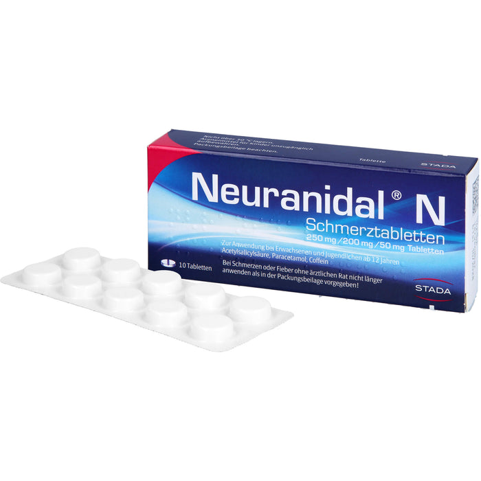 Neuranidal N Schmerztabletten, 10 St. Tabletten