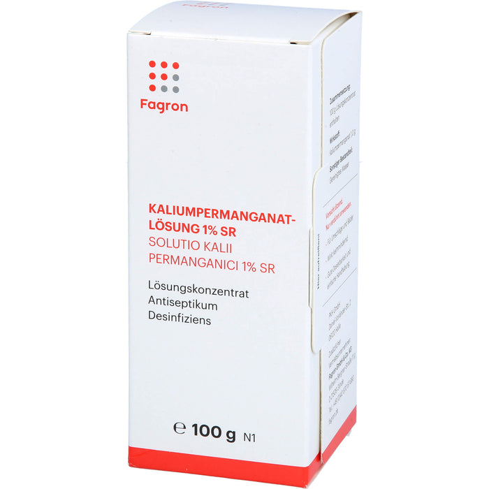 Fagron Kaliumpermanganat Lösung 1% SR, 100 g Solution